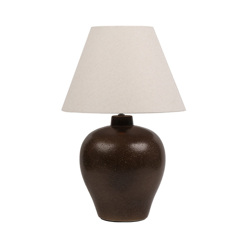 Ceramic jar retro bagong chinese style bedside table lamp