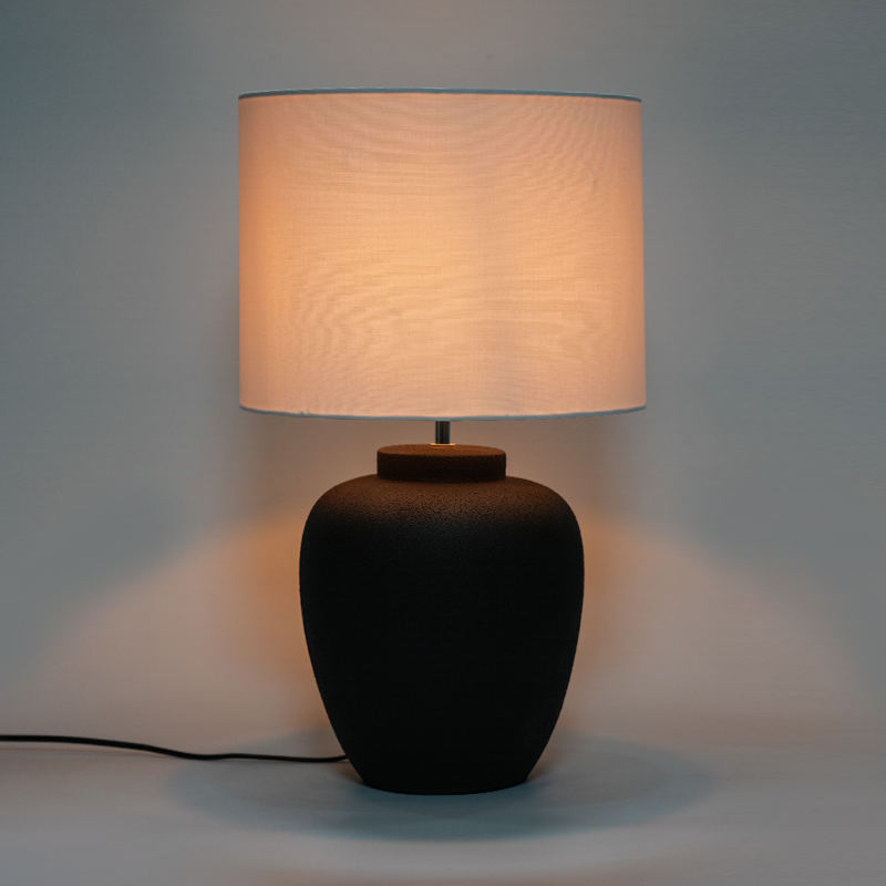 Ceramic jar retro bagong chinese style bedside table lamp