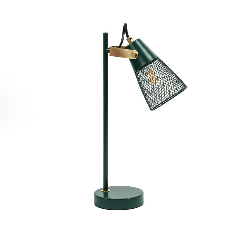 Hotel Bedroom Metal Hollow Iron Table Lamp
