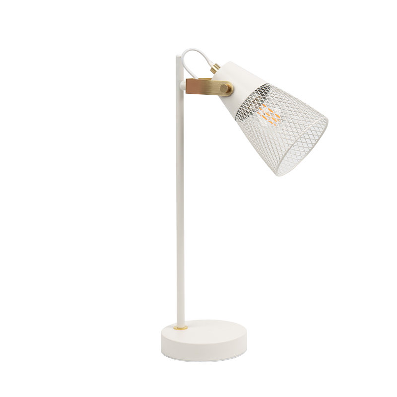 Hotel Bedroom Metal Hollow Iron Table Lamp