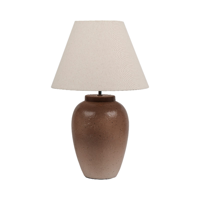 Retro nostalgic color ceramic table lamp