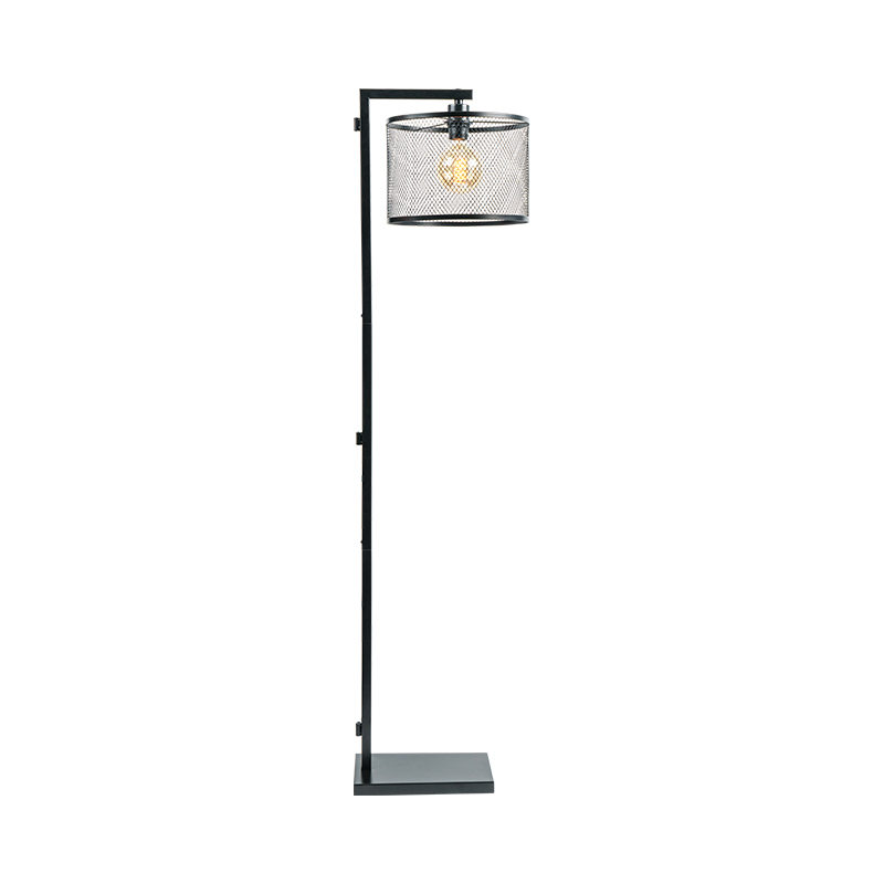 Pang -industriya na Iron Iron Floor Lamp