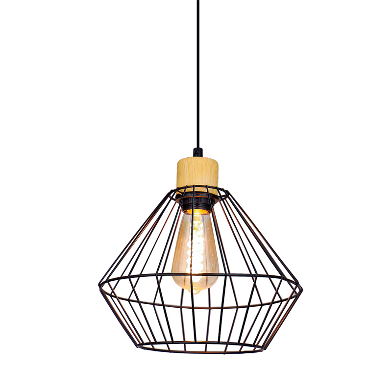 Simpleng solong iron chandelier